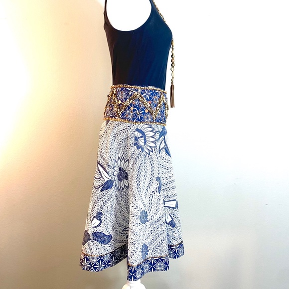 Haven Bleu Beaded Boho Gypsy Skirt - Picture 2 of 13